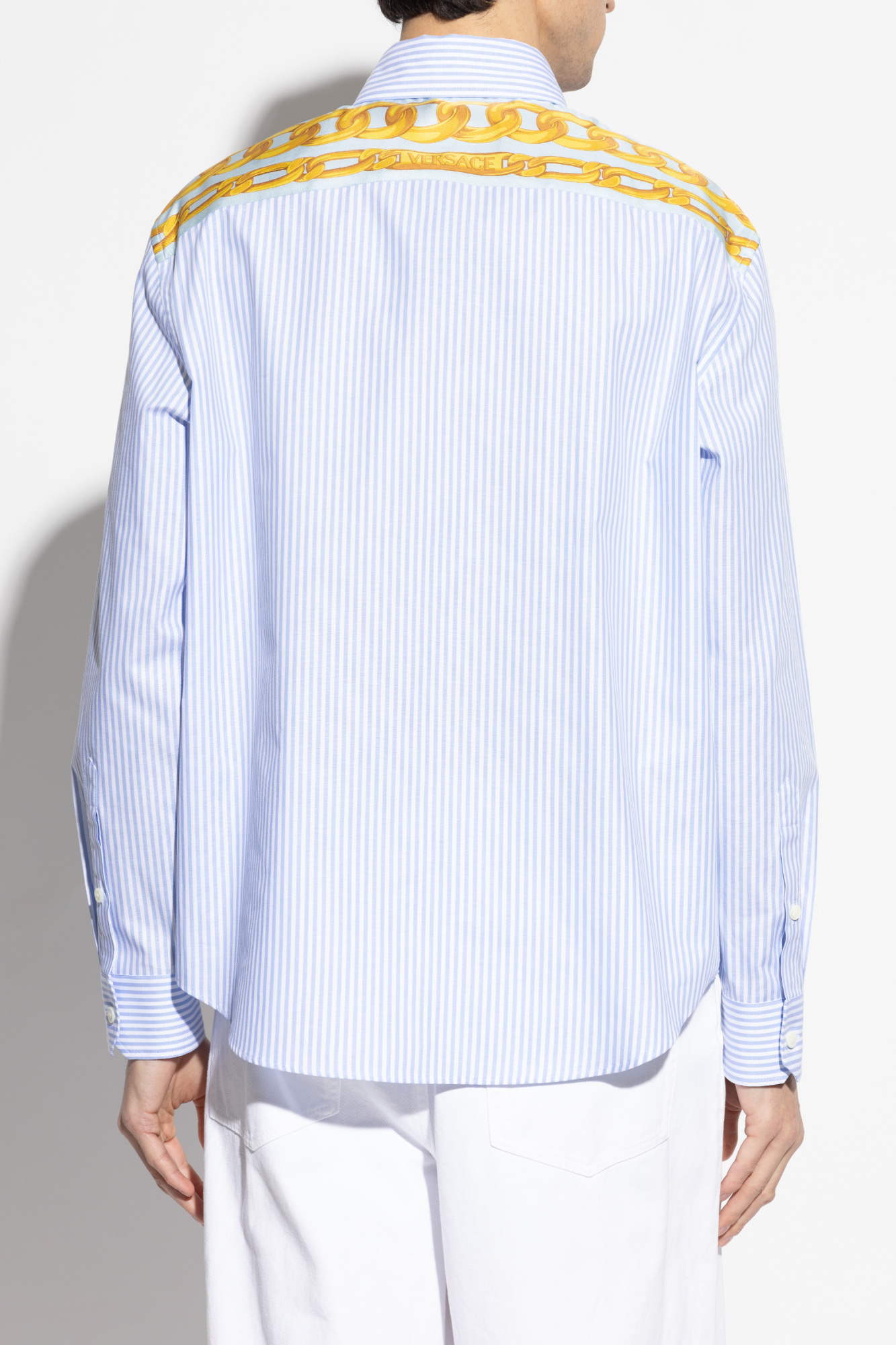 Light blue Shirt with Pocket Versace - Vitkac AS
